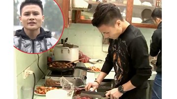 Tiền vệ Quang Hải đá bóng hay, có hiếu, lễ phép và nấu ăn cực giỏi