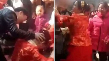 Bị ép quỳ lạy mẹ chồng, cô dâu tát liên tiếp vào khách