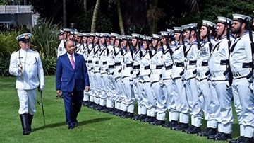 Lễ đón chính thức Thủ tướng Nguyễn Xuân Phúc tại New Zealand