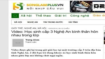 Gia đình nữ sinh tự tử xem xét khởi kiện trang điện tử Songlamplus.vn
