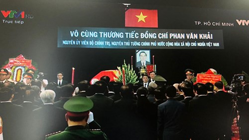 Lễ viếng nguyên Thủ tướng Phan Văn Khải