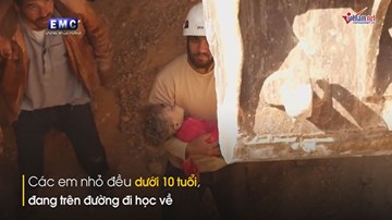 Syria: Đánh bom vào Ngày của mẹ, 16 em nhỏ thiệt mạng trên đường đi học về