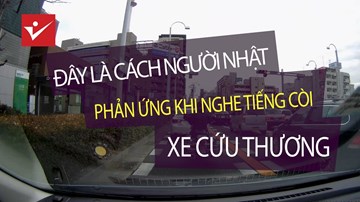 Cách người Nhật phản ứng khi nghe tiếng còi xe cứu thương, cứu hỏa