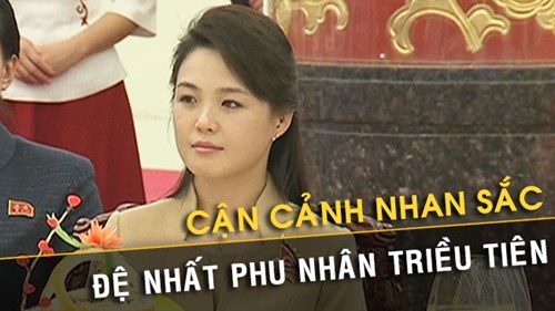 Cận cảnh vẻ đẹp dịu dàng, sang trọng của đệ nhất phu nhân Triều Tiên