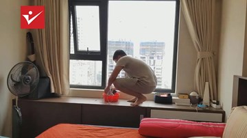 Anh chồng lắp camera ghi lại cảnh dọn nhà làm bằng chứng đưa vợ