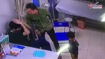 Bác sĩ BV Xanh Pôn bị người nhà bệnh nhi đấm liên tiếp vào mặt