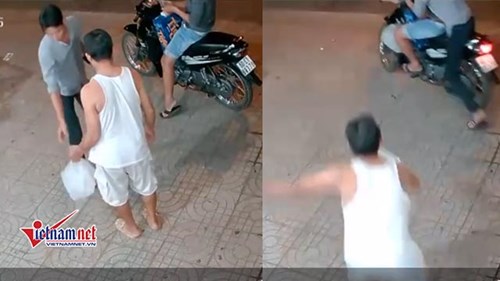 Hai thanh niên phối hợp cướp thùng bia gây bức xúc