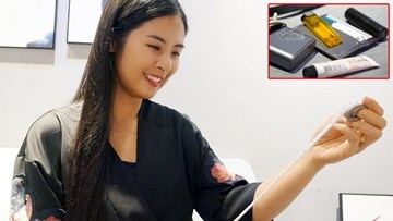 Những thứ không ngờ Hoa hậu Ngọc Hân mang theo người