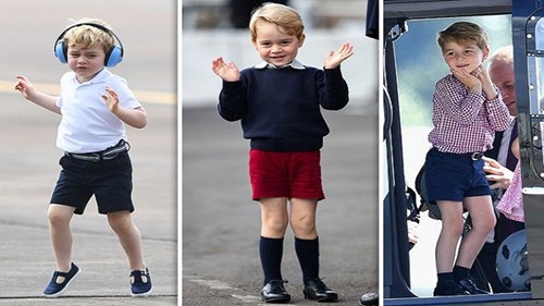 Vì sao Hoàng tử nước Anh George luôn mặc quần short?