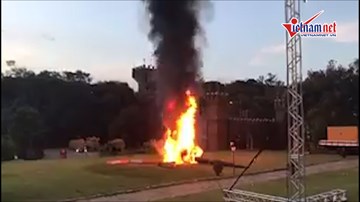 Máy bay chở cô dâu Brazil rơi, phát nổ ngay tại đám cưới