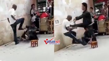 Đạp, tát liên tiếp người ăn xin, gã đàn ông nhận cái kết đắng