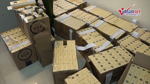6000 bao thuốc lá lậu bị bắt giữ ở Hà Nội