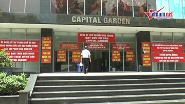 Hà Nội: Đề nghị đình chỉ hoạt động chung cư Capital Garden,102 Trường Chinh