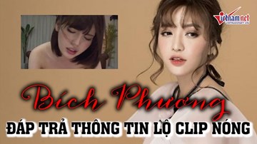 Bích Phương đáp trả thẳng thừng về thông tin lộ clip nóng
