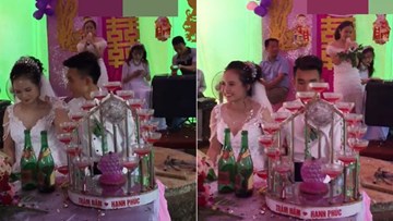 Cô gái khóc nức nở hát “Người phản bội” trong đám cưới người yêu cũ