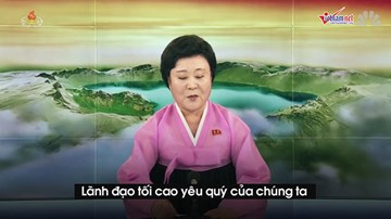 MC quốc dân của Triều Tiên thông báo về kết quả  thượng đỉnh Mỹ - Triều