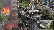 Máy bay lao xuống khu trung tâm ở Mumbai, ít nhất 6 người thiệt mạng