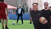 'Kim Jong Un' làm náo loạn Moscow, TT Nga Putin trổ tài sút penalty