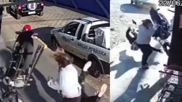 Cô gái thoát chết khó tin khi đứng cạnh tai nạn khủng khiếp