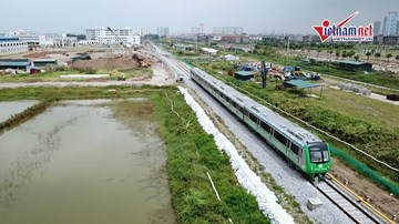 Tàu Cát Linh-Hà Đông đóng vào lưới điện quốc gia, bắt đầu chạy thử nghiệm