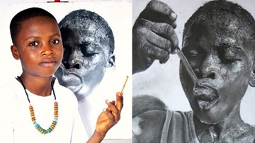 Cậu bé khu ổ chuột được mệnh danh là 'Da Vinci tái thế' của Nigeria