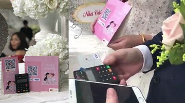Đám cưới quẹt thẻ thay phong bì lần đầu tiên xuất hiện tại Việt Nam