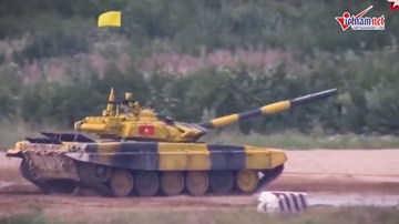 Xe tăng Việt Nam xung trận tại Tank Biathlon 2018