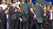 Khoảnh khắc thiết bị ghi hình phát nổ trong vụ ám sát Tổng thống Venezuela