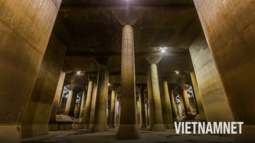 Nhật Bản 'nhốt nước' chống ngập bằng hệ thống xả ngầm lớn nhất thế giới