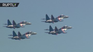 Không quân Nga trình diễn 'siêu đỉnh' mừng vô địch Hội thao quân sự quốc tế