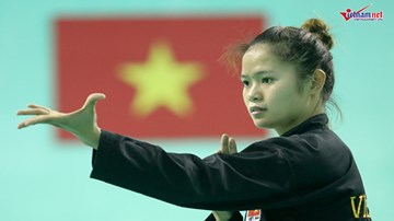 Ngắm các bóng hồng múa võ nhà binh trong 'lò luyện vàng' ASIAD 2018
