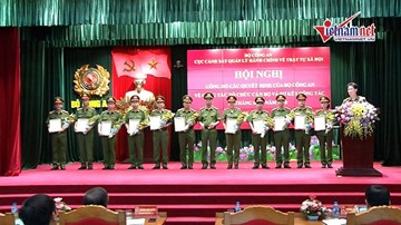 Cục Cảnh sát QLHC về TTXH triển khai các quyết định tổ chức cán bộ