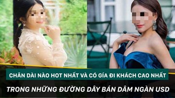Điểm lại dàn chân dài 'đắt giá' trong các đường dây đi khách nghìn đô