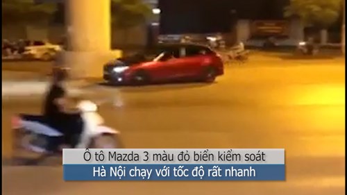 Ô tô lạng lách, đánh võng tốc độ cao trên đường phố Hà Nội