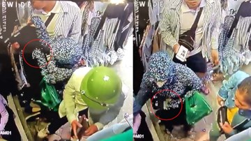 Thanh niên bị người phụ nữ 'ninja' móc túi ngay trước mặt mà không biết