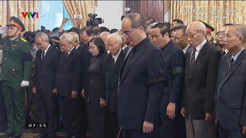 Lễ viếng Chủ tịch nước Trần Đại Quang tại TP HCM