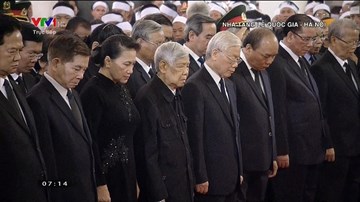 Lãnh đạo Đảng, Nhà nước viếng nguyên Tổng Bí thư Đỗ Mười