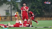 Xem tuyển Việt Nam hào hứng tập buổi đầu tiên chuẩn bị AFF Cup 2018