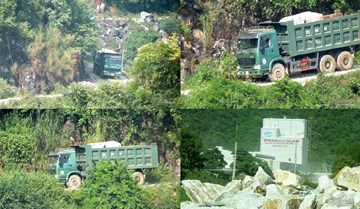 Hãi hùng dị vật lấp ló trên xe 'hổ vồ' tung hoành xứ Nghệ