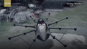 Chàng kỹ sư trẻ chế tạo thành công xe bay lai drone