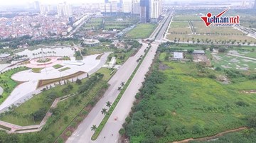 Thênh thang đường 10 làn xe nối 2 tuyến vành đai Hà Nội