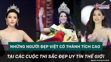 Những cô gái Việt từng 'khuấy đảo' các cuộc thi sắc đẹp thế giới
