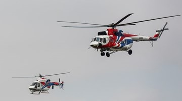 Trực thăng quân sự hiện đại nhất của Nga trình diễn trên bầu trời Hà Nội