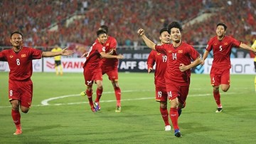 Công Phượng ghi bàn thắng mở tỉ số trận Việt Nam - Malaysia
