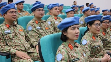 Ra mắt bệnh viện dã chiến số 2 tham gia gìn giữ hòa bình LHQ