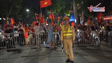 Hơn 1000 chiến sỹ công an Hà Nội tham gia đảm bảo ANTT chung kết AFF Cup