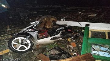Thảm họa sóng thần Indonesia, hàng trăm người thương vong