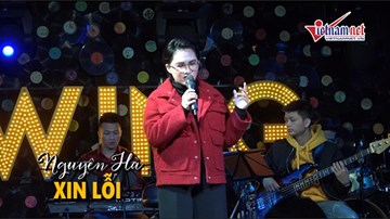 Khán giả say đắm nghe Nguyên Hà hát 'Xin lỗi'
