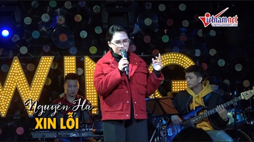 Khán giả say đắm nghe Nguyên Hà hát 'Xin lỗi'