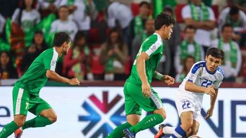 Highlights Turkmenistan 0-4 Uzbekistan: Uzbekistan vượt qua vòng bảng